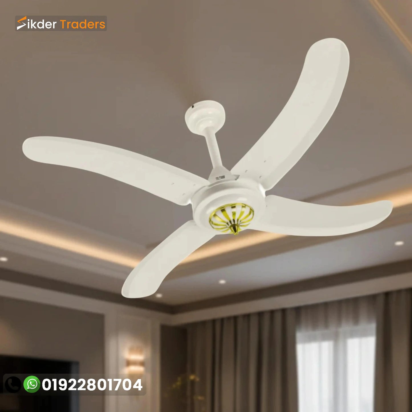 Pakistani 4 Blades High Airflow 56" Inch Ceiling Fan