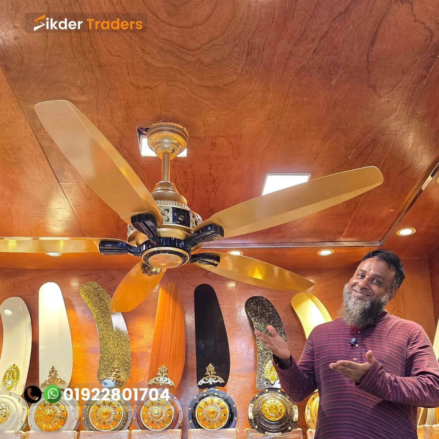 56" Pakistani 5 Blades Inverter Ceiling Fan