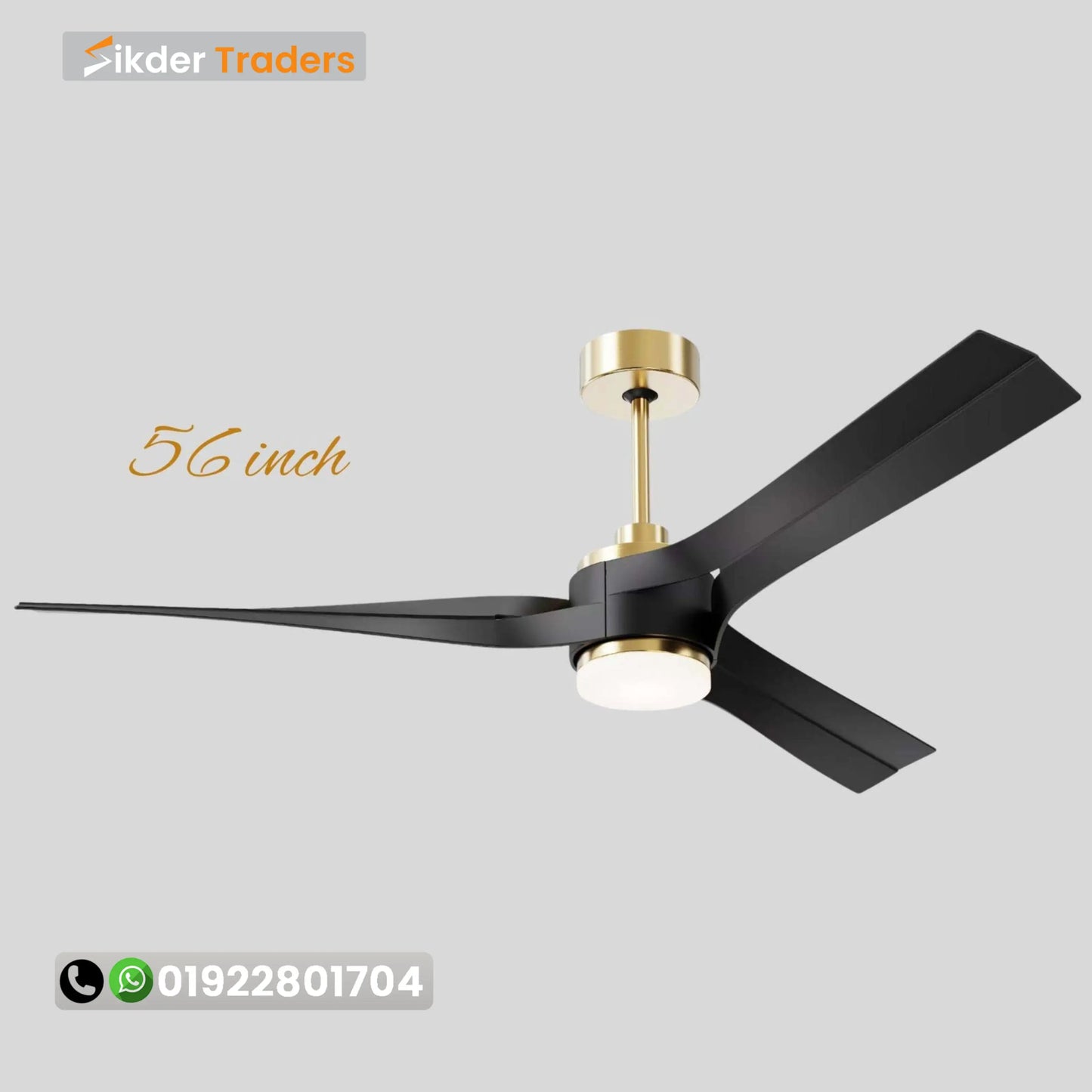 Luxury 5 Blades 56" Inch Ceiling Fan