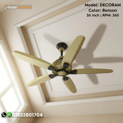Pakistani 5 Blades Benson 56 inch Ceiling Fan