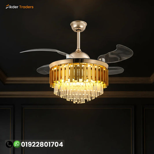 48 Inch Luxury Chandilier fan