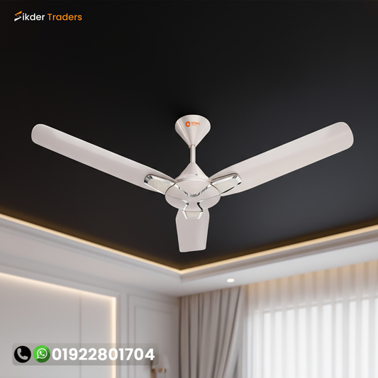 Orient jazz art white 56" Inch Ceiling Fan