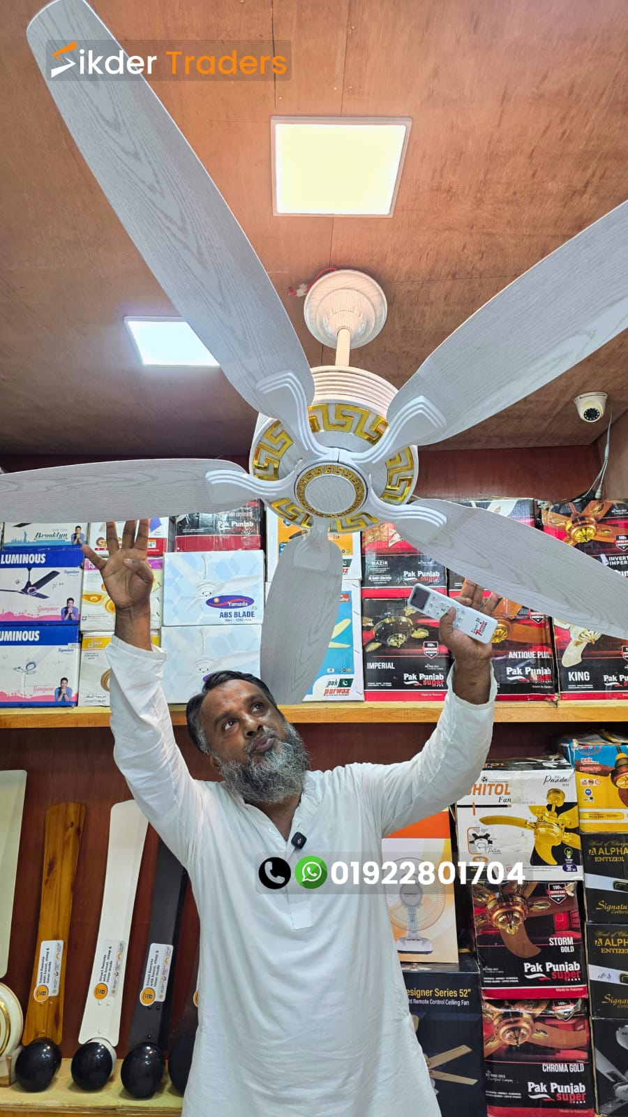 Tamoor 56 inch inverter ceilinga fan