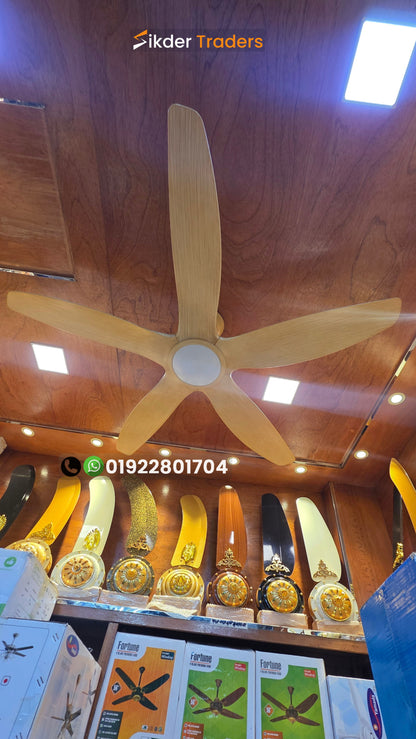 60" Inch Abs 5blades Bldc Remote Control Ceiling Fan