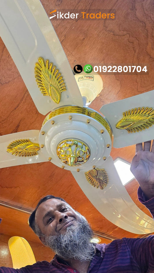 Pakistani 4 Blades White 56" Inch Ceiling Fan