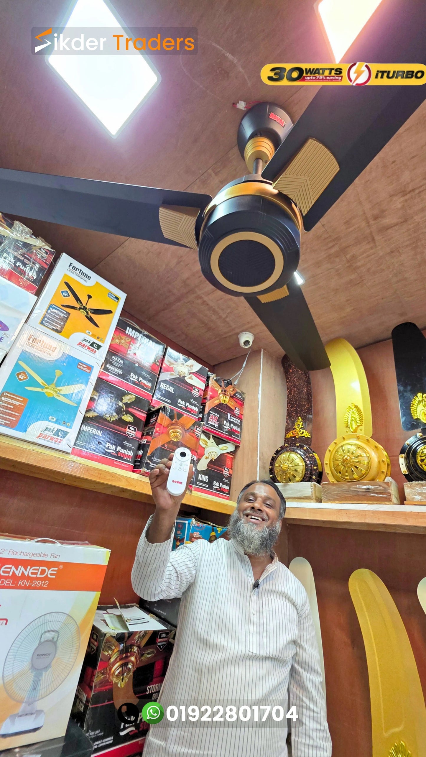 Pakistani Bldc Remote Control 56" inch Ceiling Fan