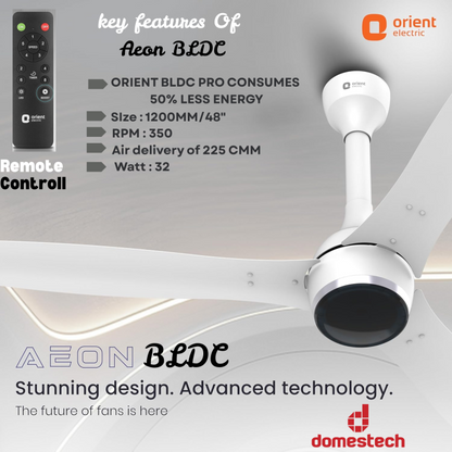 Orient aeon Bldc 48" inch Ceiling Fan